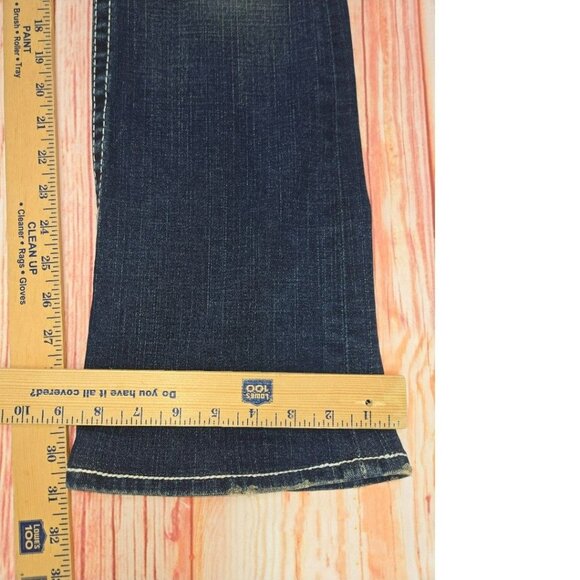 True Religion Disco Becky Big T Womens Bootcut Jeans 28 (31x31) Dark Wash USA - Picture 10 of 10